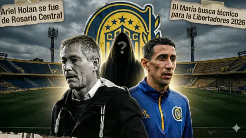 Imagen de Di María y Ariel Holan creada con Gemini IA