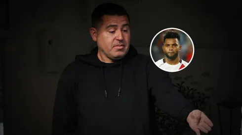 Miguel Borja y Juan Román Riquelme.