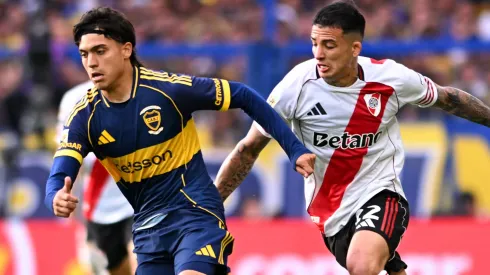 Exequiel Zeballos y Kevin Castaño en La Bombonera.