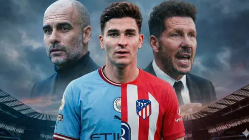 Julián Álvarez habló de Guardiola y Simeone