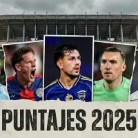 Los puntajes de los 5 grandes en el 2025: Racing el mejor, Independiente el peor y la paridad negativa entre Boca y River