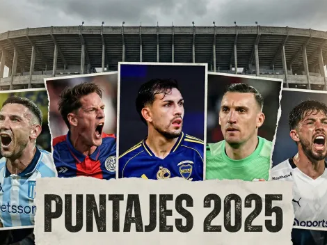 Los puntajes de los 5 grandes en el 2025: Racing el mejor, Independiente el peor y la paridad negativa entre Boca y River