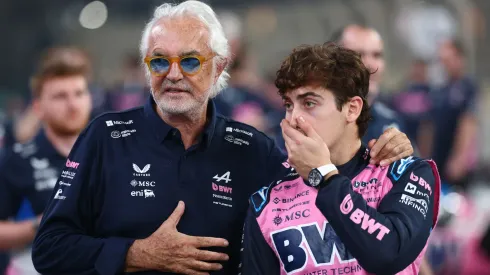 Flavio Briatore y Franco Colapinto.