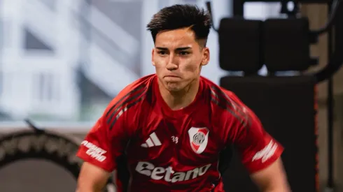 Ian Subiabre, delantero juvenil de River.