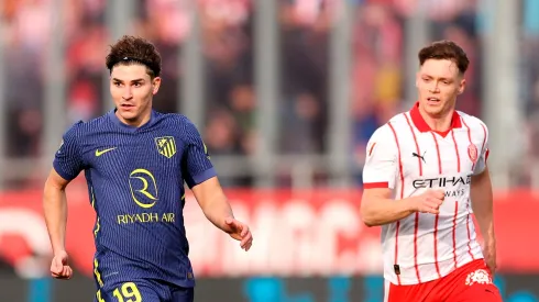 Julián Álvarez no tuvo una buena actuación ante Girona.