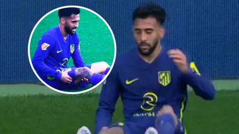 Nico González debió ser reemplazado a los 27 minutos del primer tiempo de partido que el Atlético de Madrid disputó ante Girona por LaLiga.