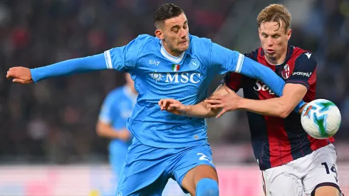 Napoli y Bolgona chocan por la final de la Supercopa de Italia.