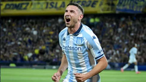 Adrián "Maravilla" Martínez, verdugo de Boca en la última visita con Racing a La Bombonera.