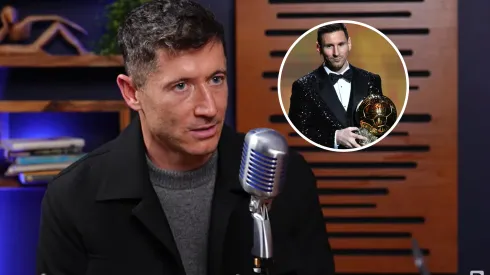 Robert Lewandowski se refirió a la polémica con Messi y el Balon de Oro