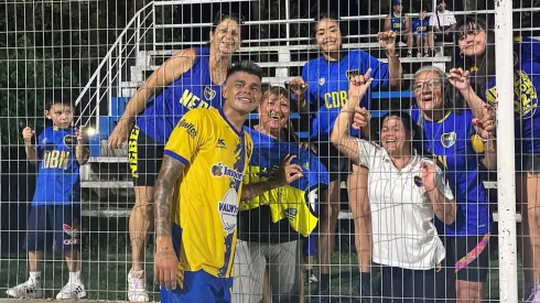 Gustavo Bou, cumpliendo su sueño de jugar para Nebel de Concordia.