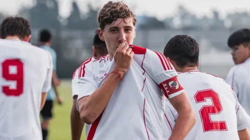 Luca Scarlato, juvenil que se va de River por la patria potestad.