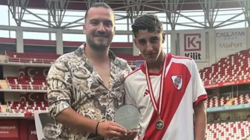 Con 16 años, el juvenil dejó El Millonario antes de firmar contrato. (@lucaa.scarlato)