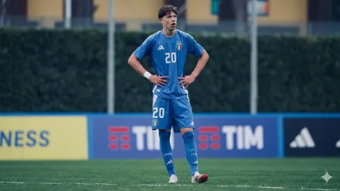 Mateo Santa María ya debutó en las juveniles de Italia. Puede jugar también para Brasil, Argentina o España