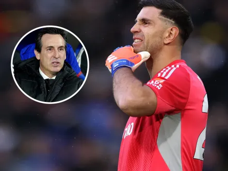 La irónica recomendación de Unai Emery al Dibu Martínez: “Necesitamos guantes de boxeo”