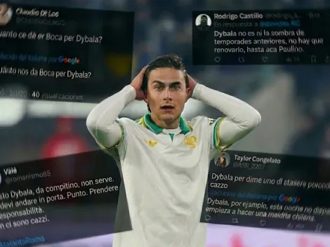 Hinchas de Roma critican a Paulo Dybala tras la derrota contra Atalanta: “¿Cuánto nos da Boca por él?”