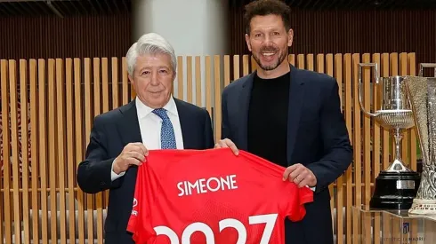 Diego Simeone y Enrique Simeone, líderes de Atlético de Madrid.