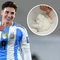 La reacción de los jugadores de la Selección Argentina al nacimiento de Amadeo, el hijo de Julián Álvarez y Emilia Ferrero
