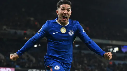 Enzo Fernández, tras anotar el gol agónico en Chelsea ante Manchester City.