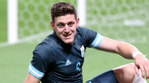 Adolfo Gaich durante su paso por la Selección Argentina.