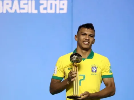 Gabriel Veron treina com time principal do Palmeiras