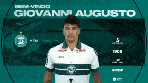 Giovanni Augusto é oficializado e logo falou em nome do Coritiba