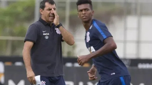 Carille durante o período em que comandou o Corinthians. Foto: Corinthians/Divulgação