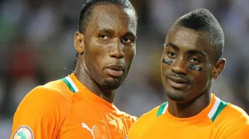 Droga foi parceiro de Kalou na Seleção e no Chelsea.