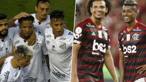 Santos e Flamengo tentam engrenar no Brasileirão 2020 - (Foto: Getty Image)