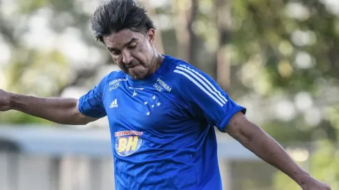 Marcelo Moreno durante treinamento no Cruzeiro — Foto: Gustavo Aleixo/Cruzeiro