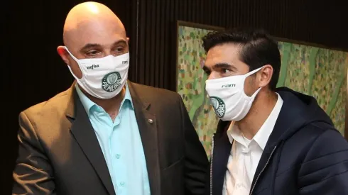 Galiotte rasgou elogios a Abel. Foto: Cesar Greco/Palmeiras