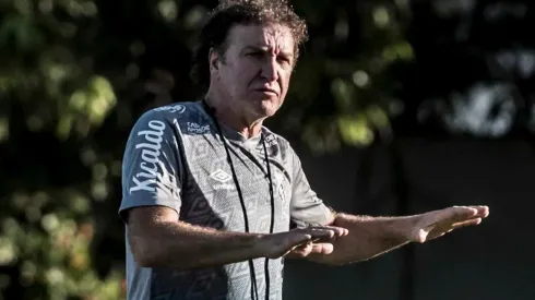 Cuca quando estava no CT do Peixe — Foto: Ivan Stoti/Santos FC