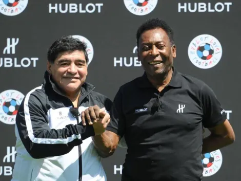 Pelé lamenta morte de Maradona