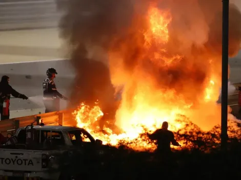 Romain Grosjean sofre acidente assustador com fogo no GP do Barein de Fórmula 1; piloto publica vídeo em hospital