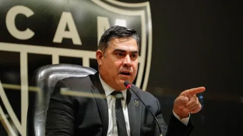 Presidente se posicionou sobre o assunto — Foto: Pedro Souza / Atlético-MG