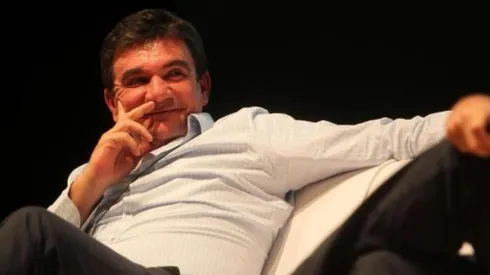 Andréz Sanchez cutuca Mauro Cezar após eliminação do Flamengo na Libertadores