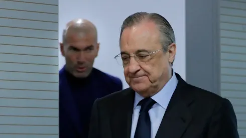 Florentino e Zidane — Foto: Getty Images