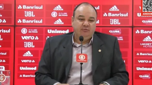 Dirigente é apresentado. DIVULGAÇÃO INTER