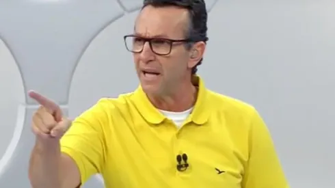 Apresentador analisou os lances ocorridos na partida - Reprodução/Os Donos da Bola/Band.