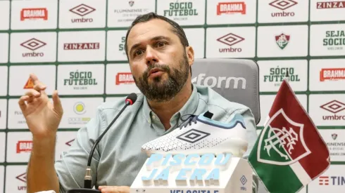 Presidente tricolor bancou o técnico.LUCAS MERÇON / FLUMINENSE F.C.