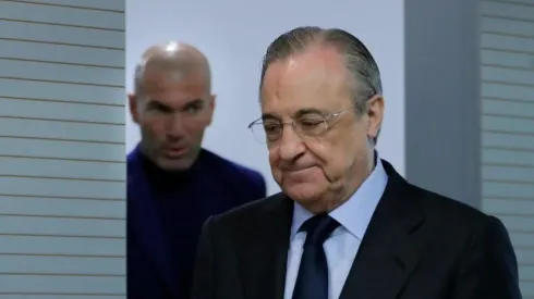 Florentino e Zidane — Foto: Getty Images