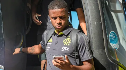 Bill estava emprestado apo CRB – Foto: Marcelo Cortes/CRF.