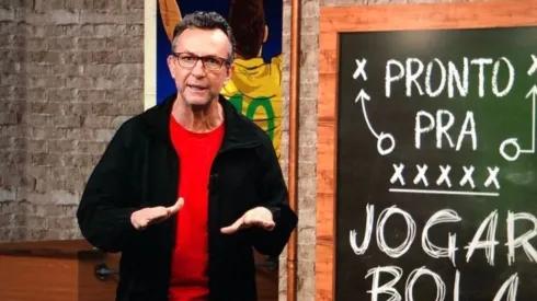 Neto disparou contra o medalhão. Reprodução/Band