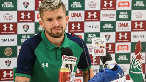 Caio Henrique exaltou a passagem pelo Flu. LUCAS MERÇON / FLUMINENSE F.C