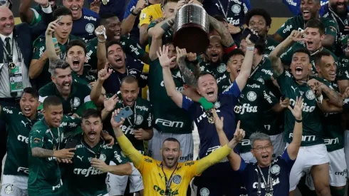 Aos 53 minutos do segundo tempo, o Palmeiras fez o gol do título (crédito: Getty Images)