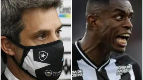 Montagem de fotos de Vítor Silva/Botafogo