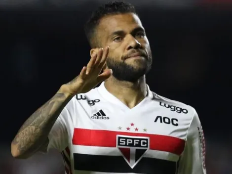 Daniel Alves faz publicação em rede social e irrita torcedores do São Paulo