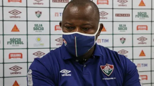 Atleta é presença constante com Marcão. LUCAS MERÇON / FLUMINENSE F.C.