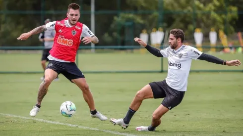 Gabriel e Nathan podem deixar o Atlético. Foto: Bruno Cantini/Atlético-MG
