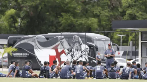 Imagens do treino do último sábado, antes da reunião com os torcedores