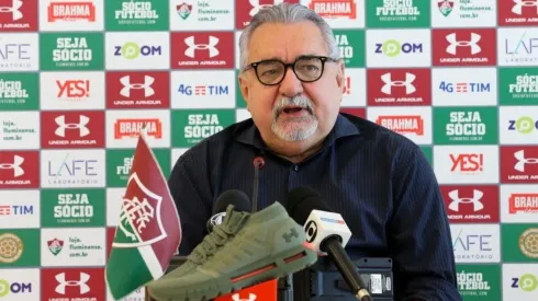 Angioni confirmou a saída do atleta. Foto: Lucas Merçon / FluminenseFC